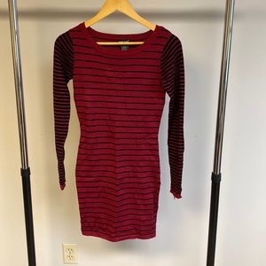 Wet Seal Striped Sweater Dress